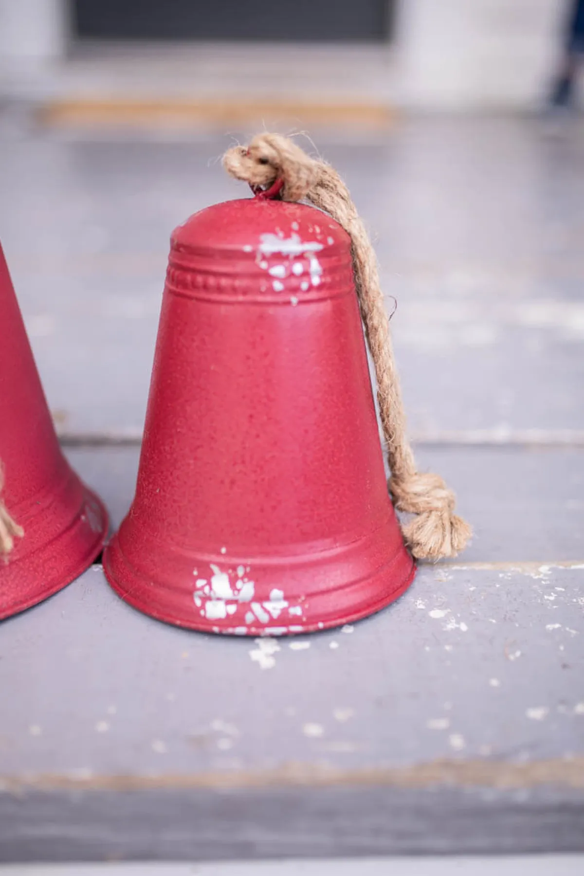 Decorator's Warehouse Christmas Accents^Red Tin Bells - Set Of 3