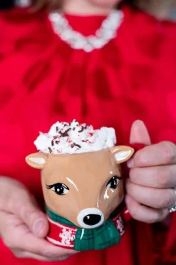 Decorator's Warehouse Christmas Accents^Reindeer Mug
