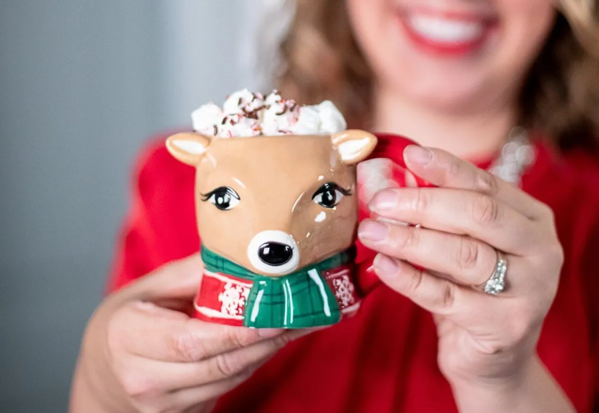 Decorator's Warehouse Christmas Accents^Reindeer Mug
