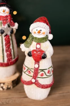 Decorator's Warehouse Christmas Accents^Resin Knit Snowman