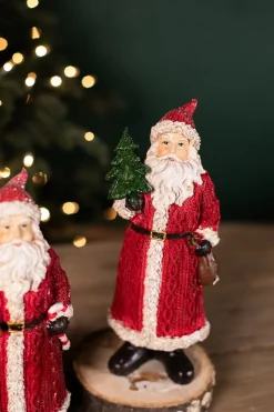 Decorator's Warehouse Christmas Accents^Resin Nostalgia Santa Figurine