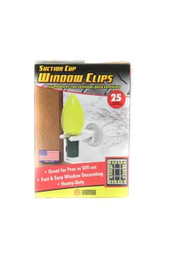 Decorator's Warehouse Accessories|Clips & Stakes^Suction Cup Window Clips (25pcs)